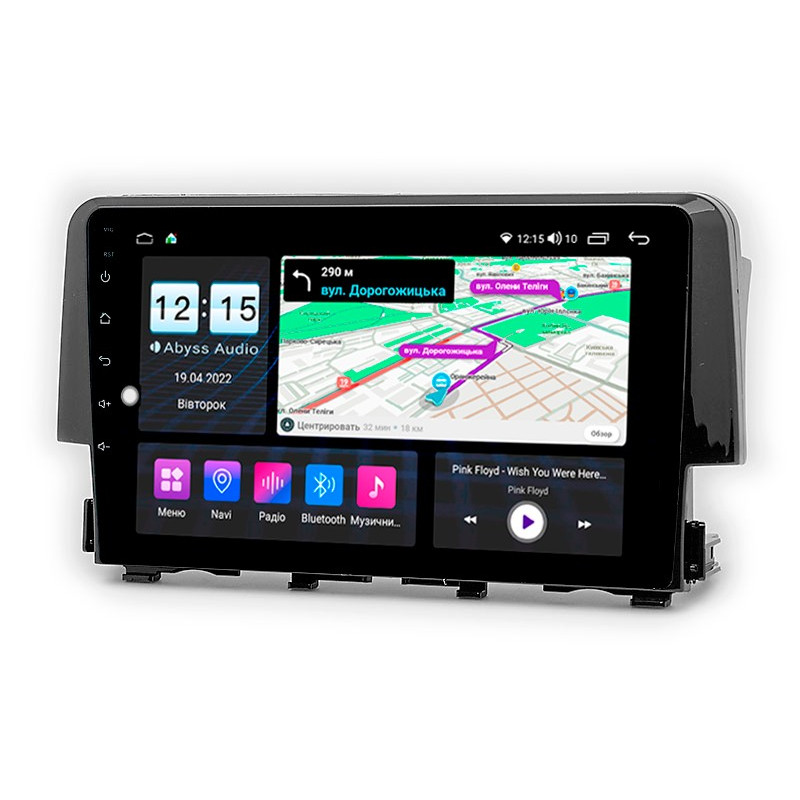 Android head unit Abyss Audio MP-9161 for Honda CIVIC 2016-2018