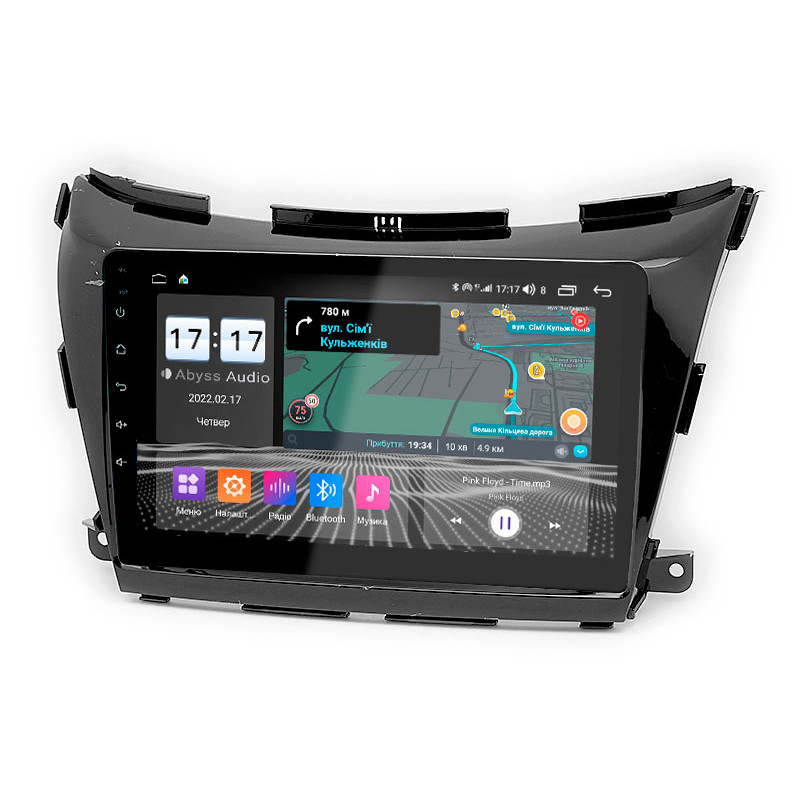 Android head unit Abyss Audio QS-0172 for Nissan MURANO 2015+