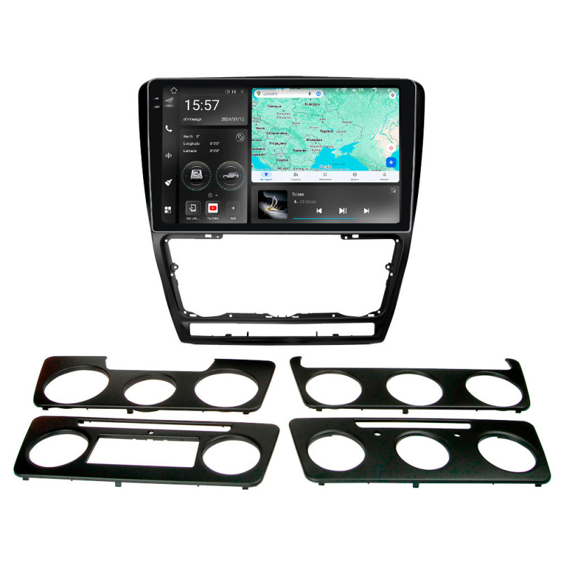 Android head unit Abyss Audio WR-0117 for Skoda Octavia A5 2004-2013