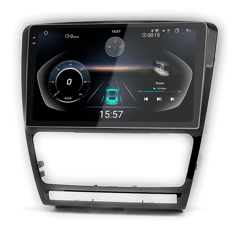 Android head unit Abyss Audio WR-0117 for Skoda Octavia A5 2004-2013