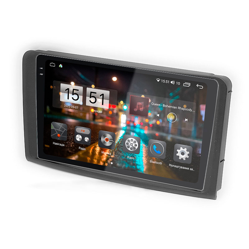 Android head unit Abyss Audio QXR-9317 for Mercedes ML-klasse (W164) / GL-klasse (X164) 2005-2012