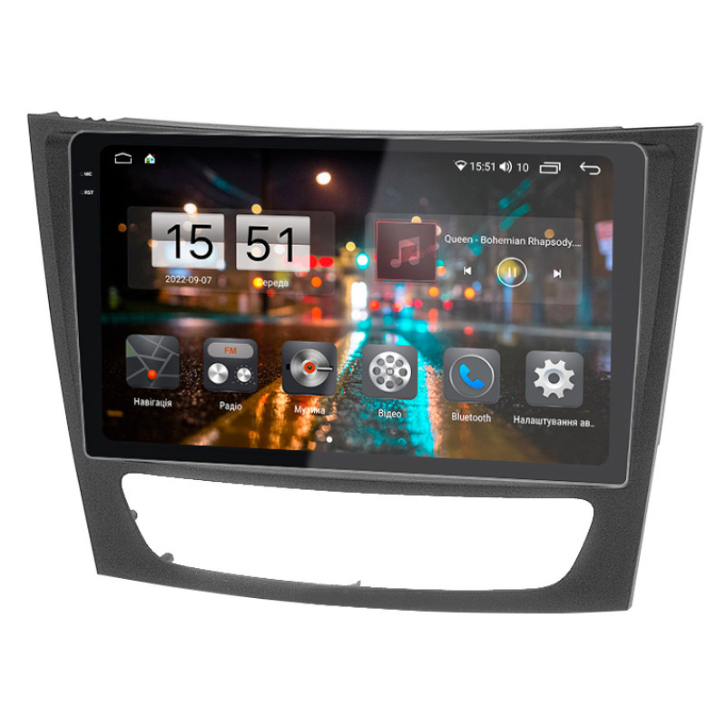Android head unit Abyss Audio QXR-9311 for Mercedes E-klasse (W211), CLS-klasse (C219) 2002-2009