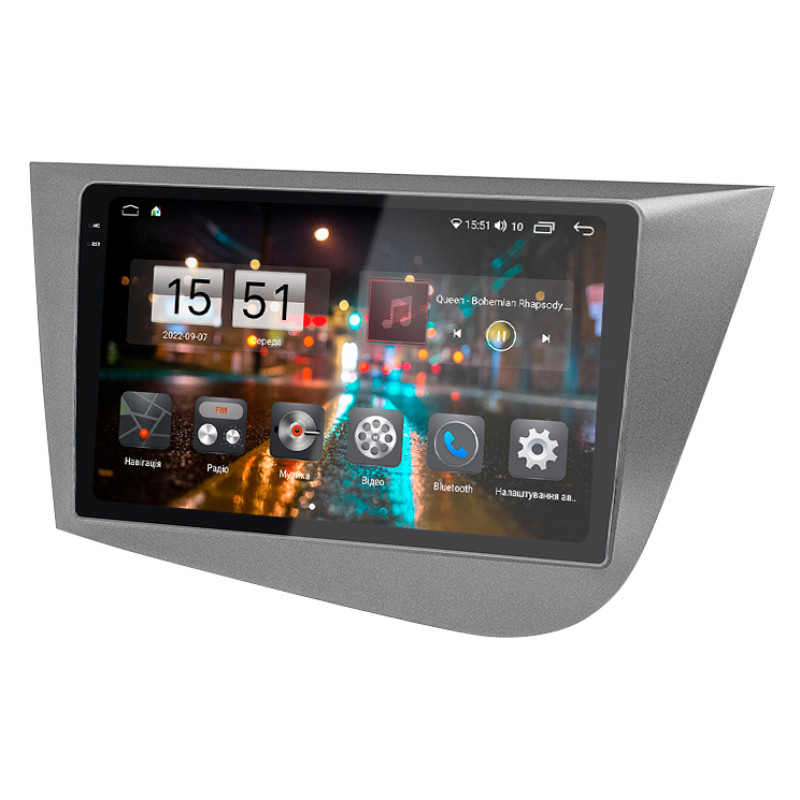 Android head unit Abyss Audio QXR-9337 for Seat Leon 2005-2012
