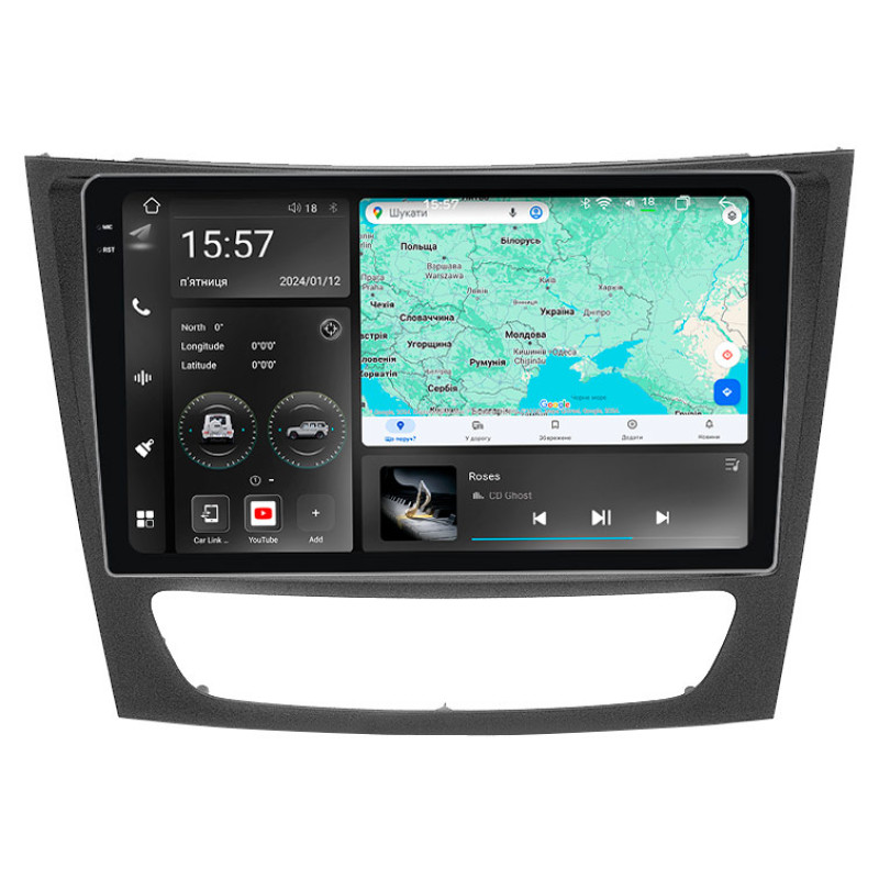 Android head unit Abyss Audio WR-9311 for Mercedes E-klasse (W211), CLS-klasse (C219) 2002-2009