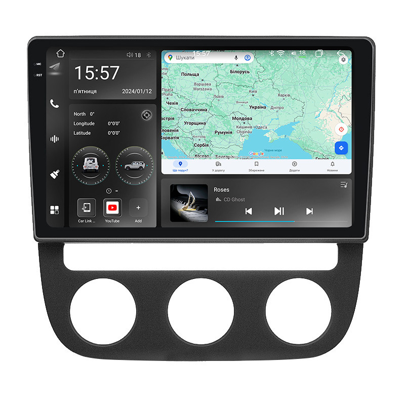 Štátní audio systém Abyss Audio WR-0379 pro Volkswagen Jetta 2010–2018.