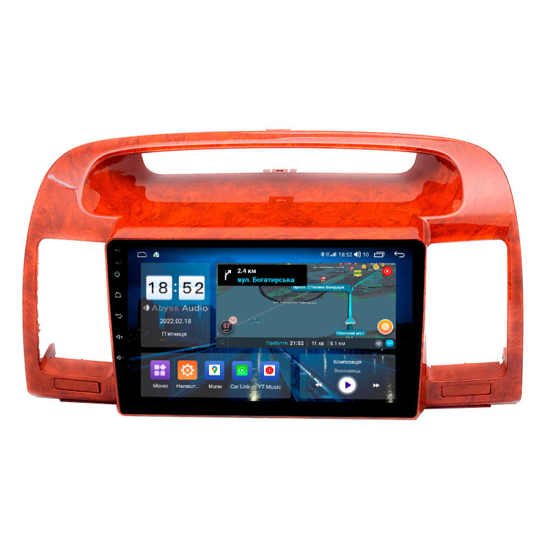 Android head unit Abyss Audio QS-9132 for Toyota Camry V30 2002-2006