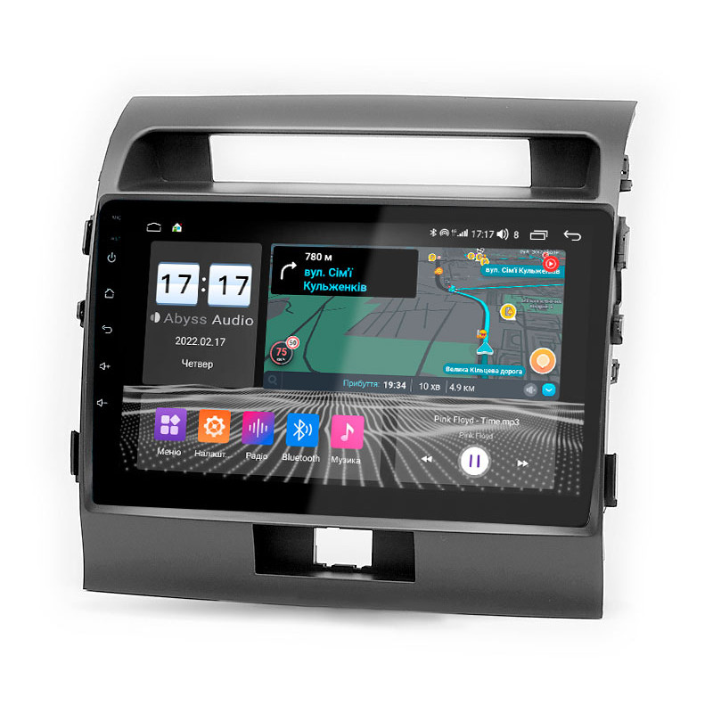 Android head unit Abyss Audio QS-0142 for Toyota LANDCRUISER 200 2008-2012