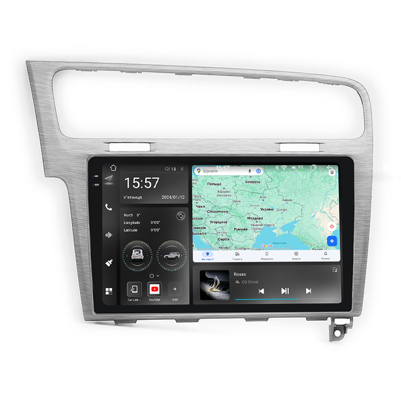 Štátní audio systém Abyss Audio WR-0105 pro Volkswagen Golf 7 (2013–2015) šedý
