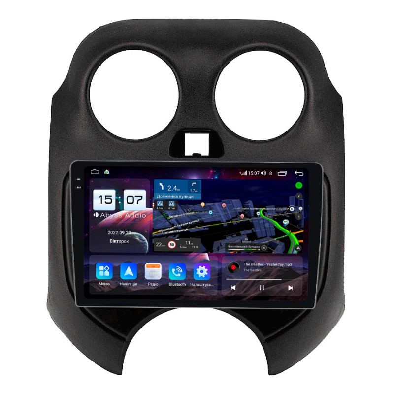 Android head unit Abyss Audio QXR-0173 for Nissan KICKS/Micra 2016-2018