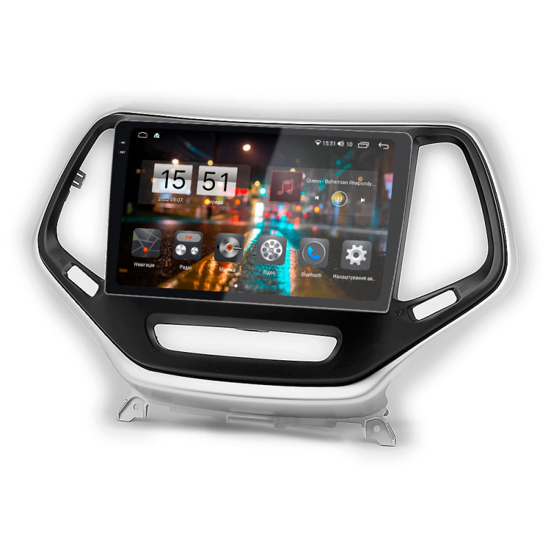 Android head unit Abyss Audio QXR-0178 for Jeep CHEROKEE 2016+