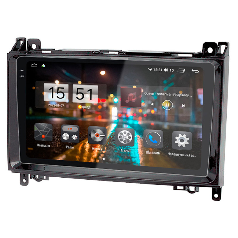 Android head unit Abyss Audio QXR-9309 for Mercedes A-klasse (W169), B-klasse (W245) 2004-2012
