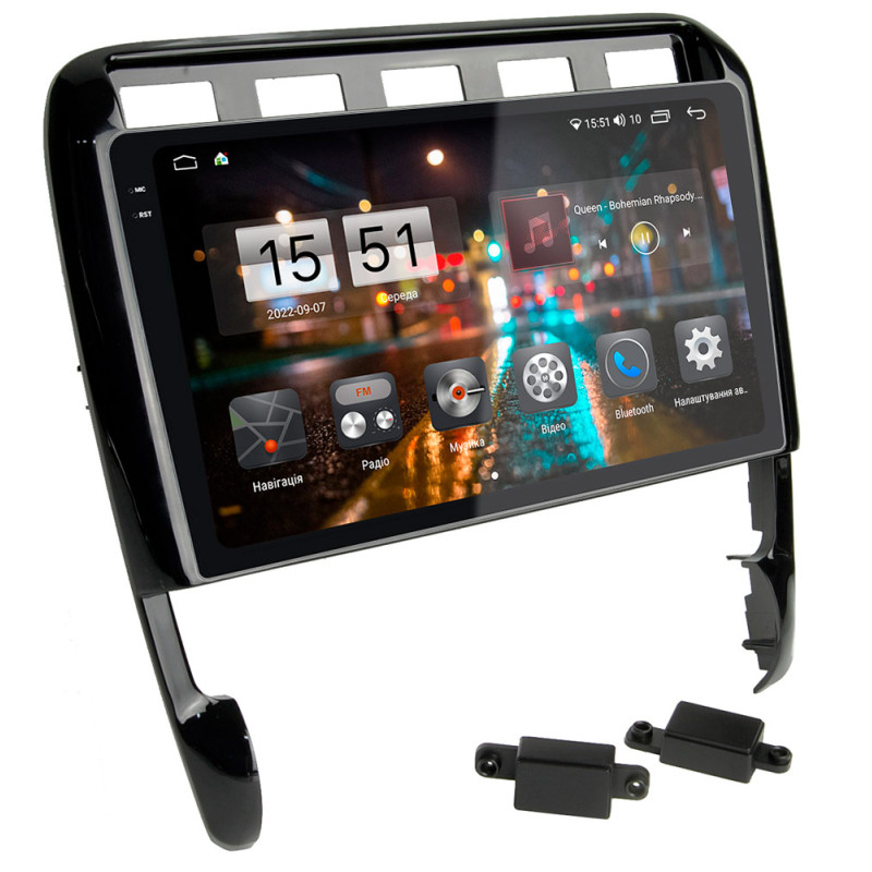 Android head unit Abyss Audio QXR-9330 for Porsche Cayenne 2002-2010