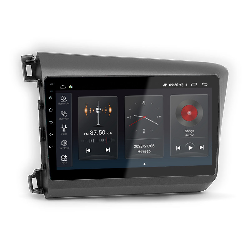Android head unit Abyss Audio SP-9160 for Honda CIVIC 2012-2015