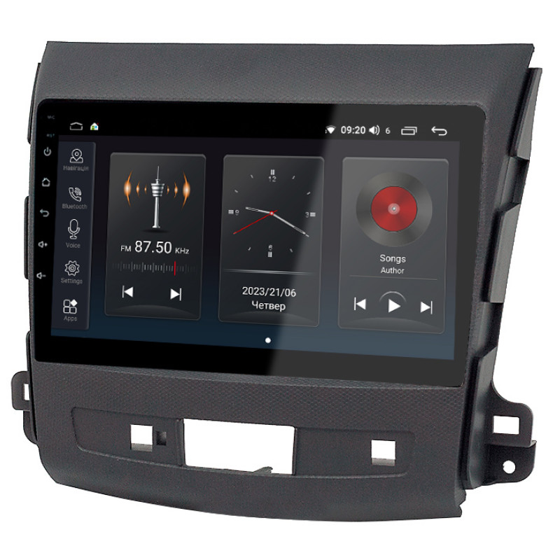 Android head unit Abyss Audio SP-9245 for Mitsubishi Outlander 2006-2012