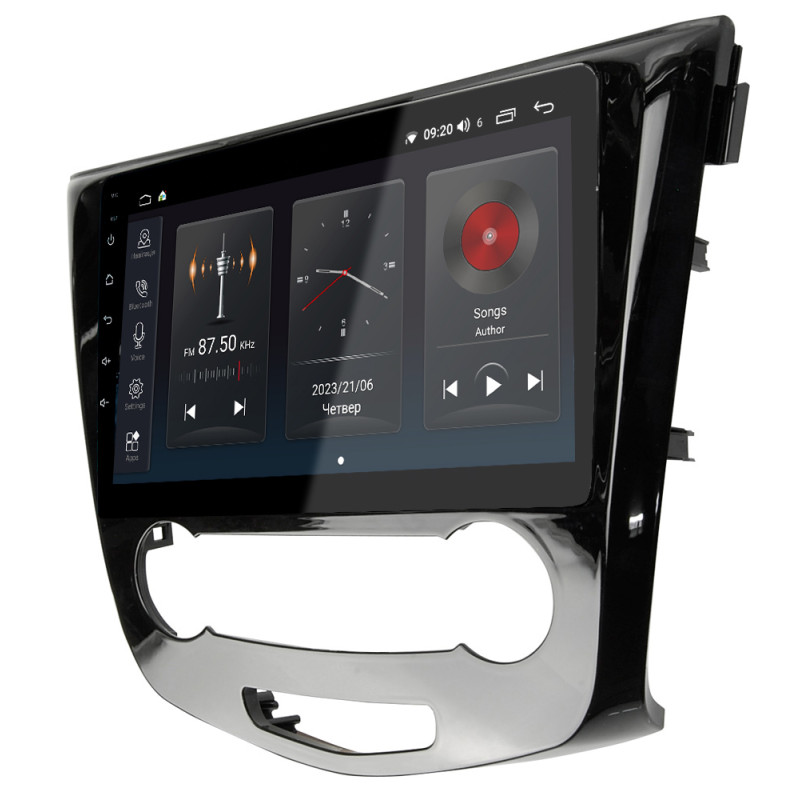 Android head unit Abyss Audio SP-0175 for Nissan QASHQAI 2012-2016