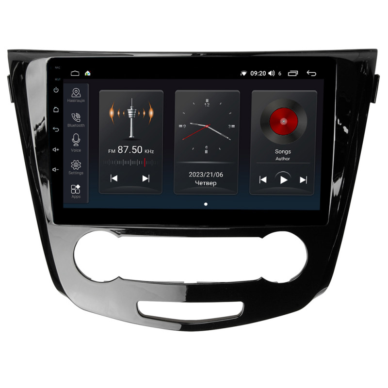 Android head unit Abyss Audio SP-0175 for Nissan QASHQAI 2012-2016