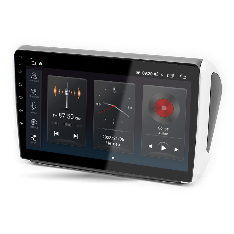 Android head unit Abyss Audio SP-0241 for Peugeot 208 2012-2019