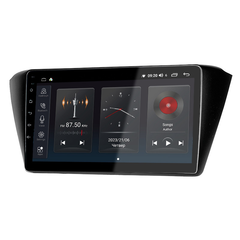 Android head unit Abyss Audio SP-0118 for Skoda FABIA 2015+