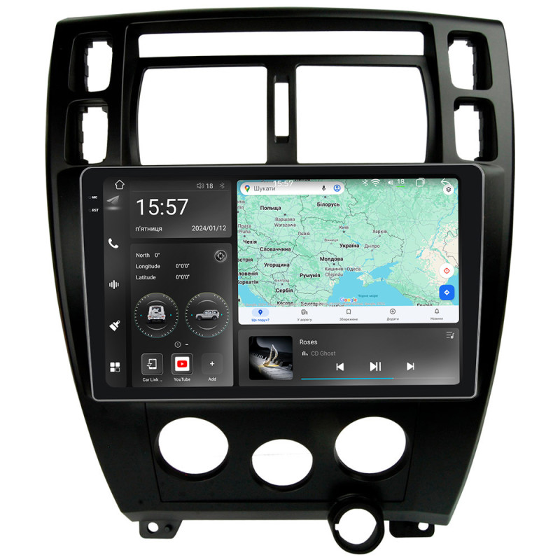 Android head unit Abyss Audio WR-0205 for Hyundai Tucson 2004-2009