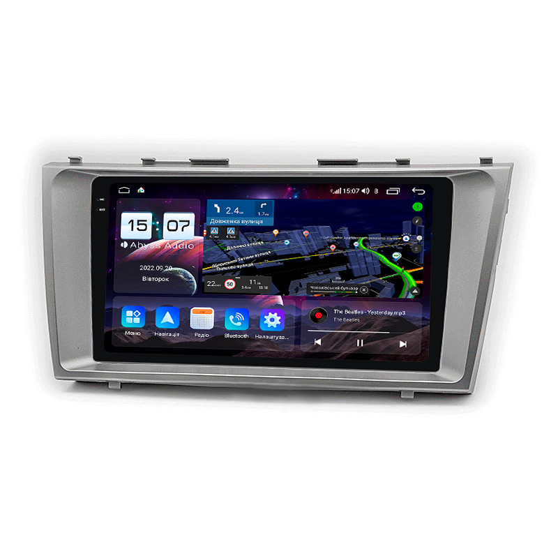 Android head unit Abyss Audio QXR-9124 for Toyota Camry V40 2007-2011