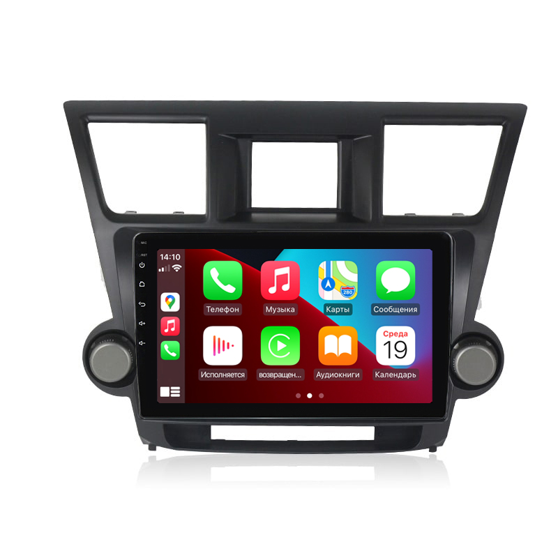 Android head unit Abyss Audio QXR-0134 for Toyota Highlander XU40 2007-2014