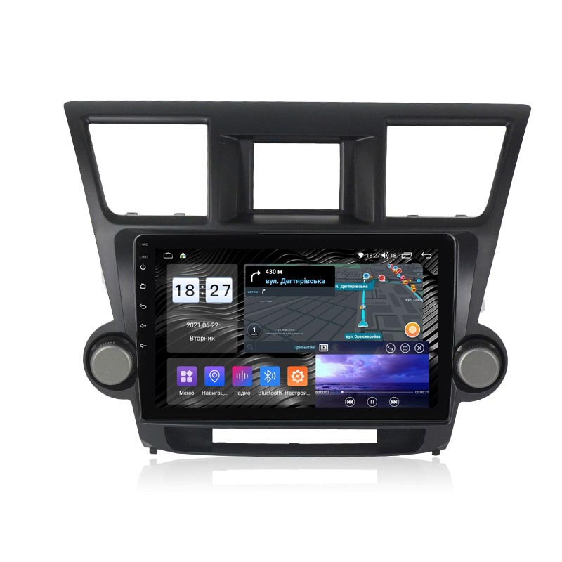 Android head unit Abyss Audio QS-0149 for Toyota Highlander XU40 2011-2015
