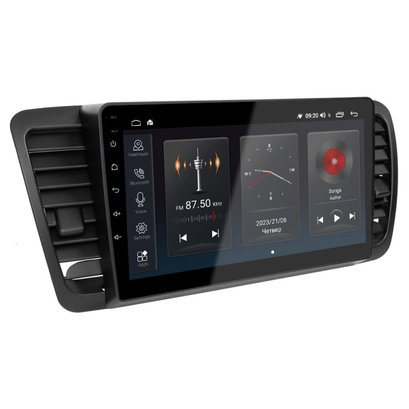 Android head unit Abyss Audio SP-9350 for Subaru Legacy / Outback 2003-2009