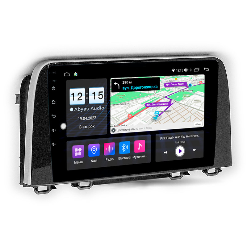 Android head unit Abyss Audio MP-9166 for Honda CR-V 2017+