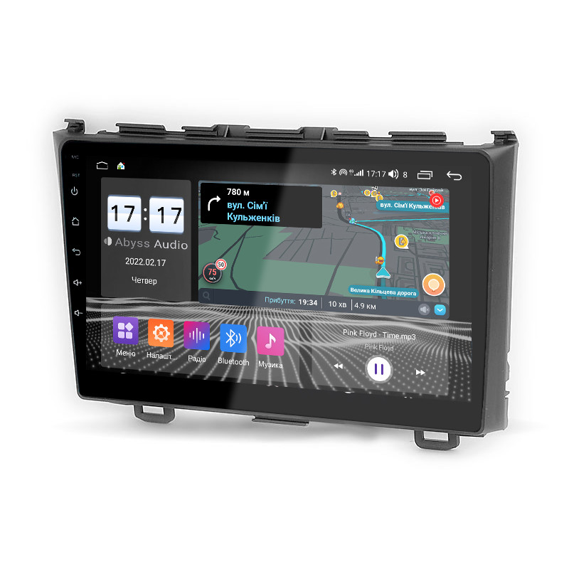 Android head unit Abyss Audio QS-9163 for Honda CR-V 2006-2011