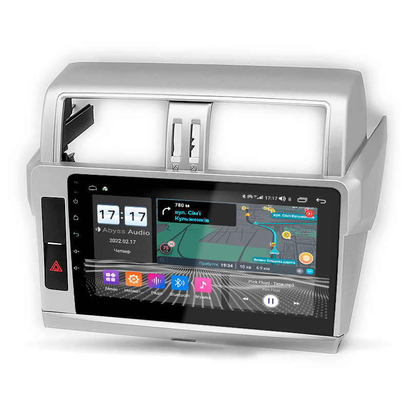 Android head unit Abyss Audio QS-0146 for Toyota PRADO J150 2014-2016