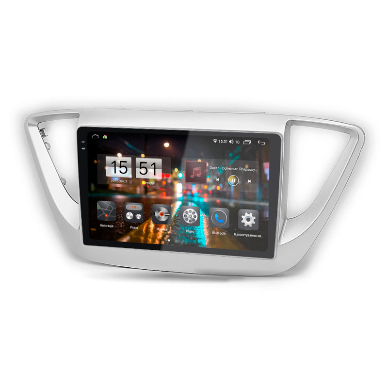 Android head unit Abyss Audio QXR-9208 for Hyundai Accent 2017-2018