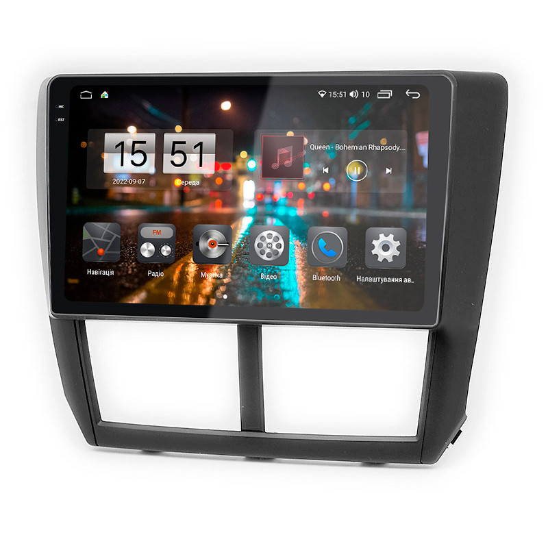 Android head unit Abyss Audio QXR-9352 for Subaru Forester / Impreza 2007-2012