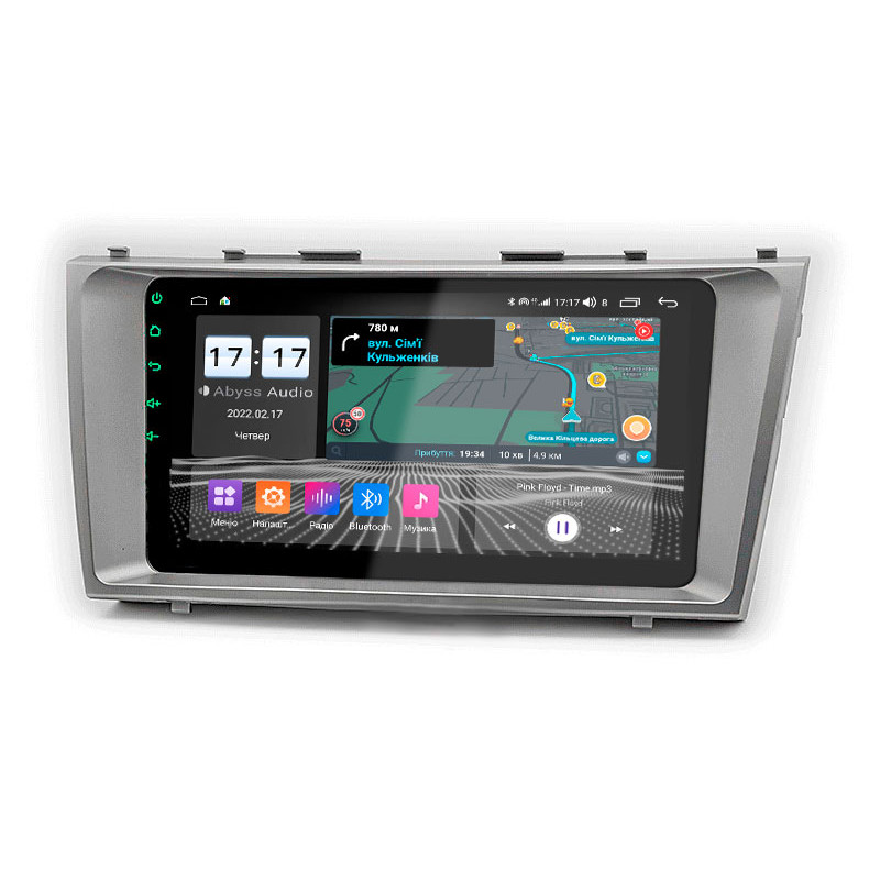 Android head unit Abyss Audio QX-9124 for Toyota Camry V40 2007-2011