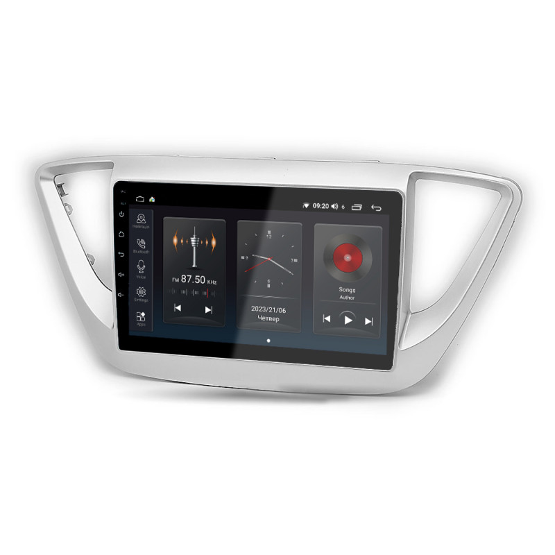 Oryginalna magnetofon Abyss Audio SP-9208 dla Hyundai Accent 2017–2018.