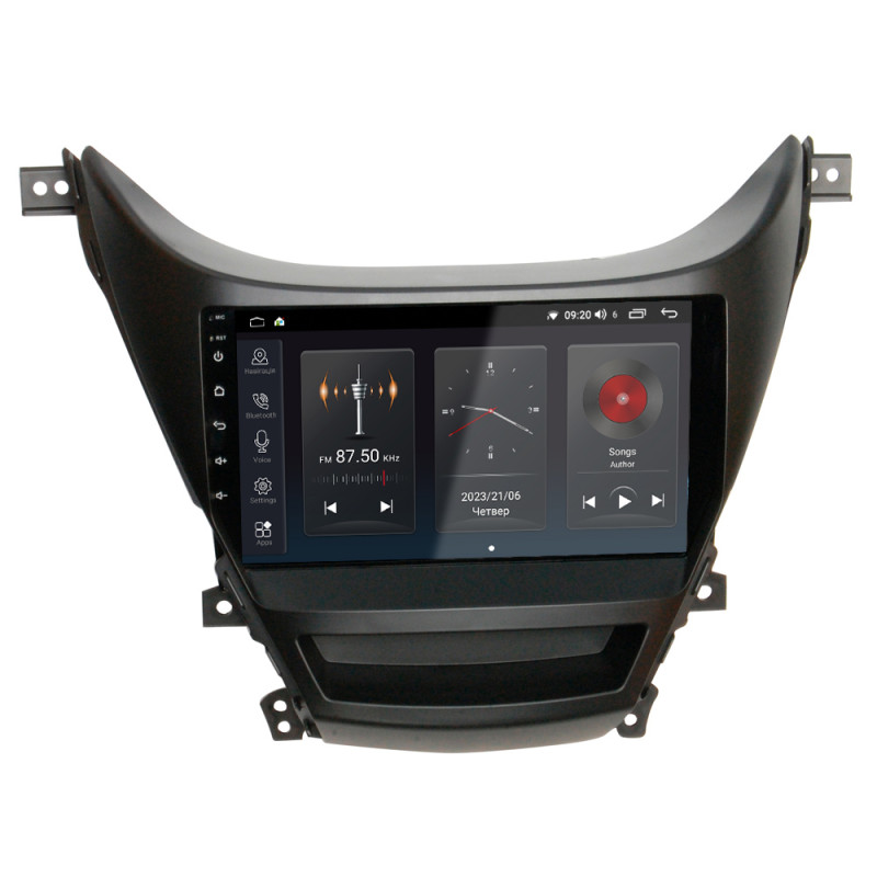 Android head unit Abyss Audio SP-9210 for Hyundai Elantra 2011-2013