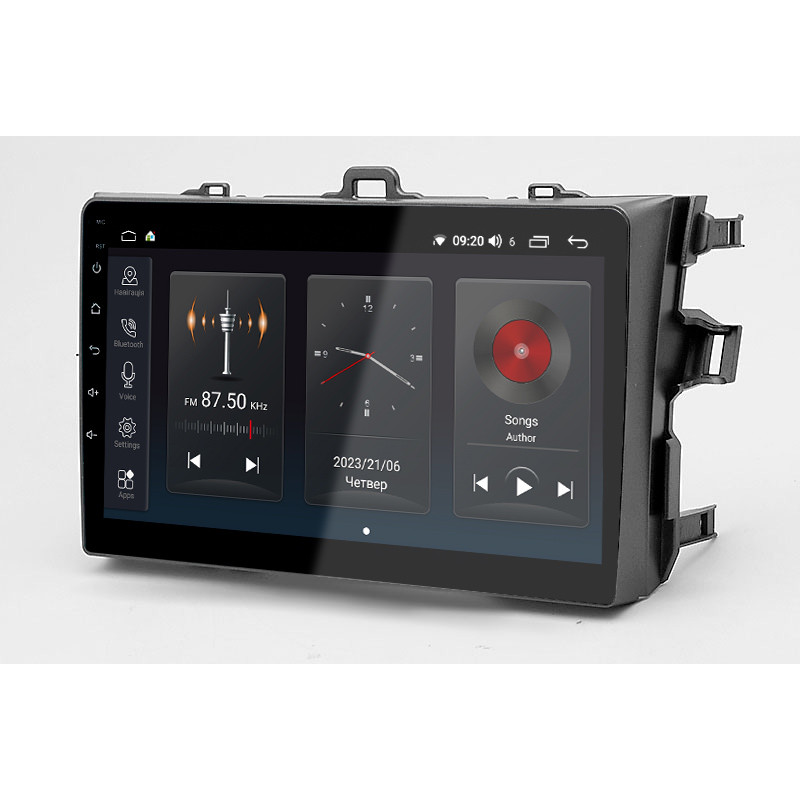 Android head unit Abyss Audio SP-9152 for Toyota Corolla E140 2007-2010