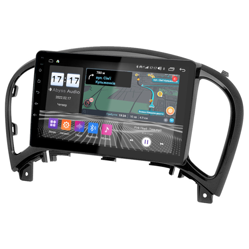 Android head unit Abyss Audio QS-9177 for Nissan Juke 2010-2014