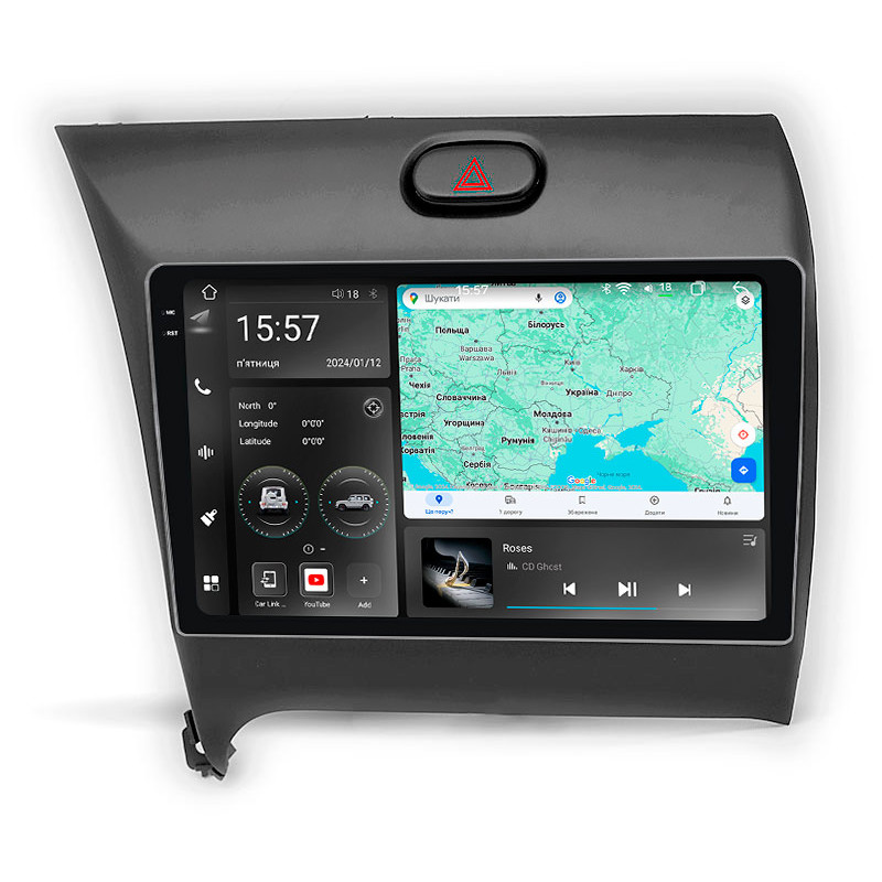 Android head unit Abyss Audio WR-0198 for KIA CRERATO 2017+