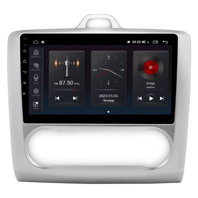Android head unit Abyss Audio SP-9283 for Ford Focus 2005-2011
