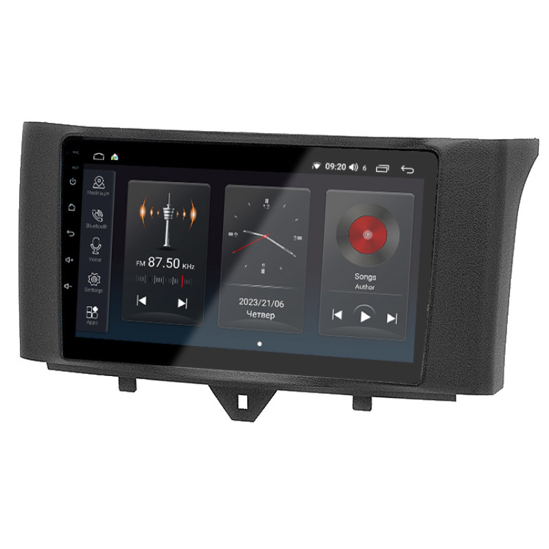 Android head unit Abyss Audio SP-9344 for Smart ForTwo 2011-2017