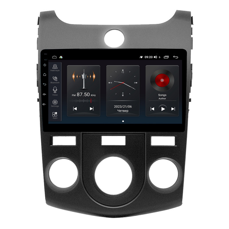 Android head unit Abyss Audio SP-9195 for KIA Cerato（Air Conditioning） 2008-2012