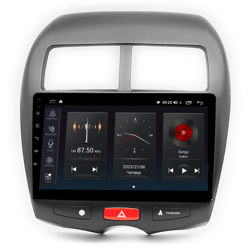 Android head unit Abyss Audio SP-9237 for Peugeot 4008 2012+
