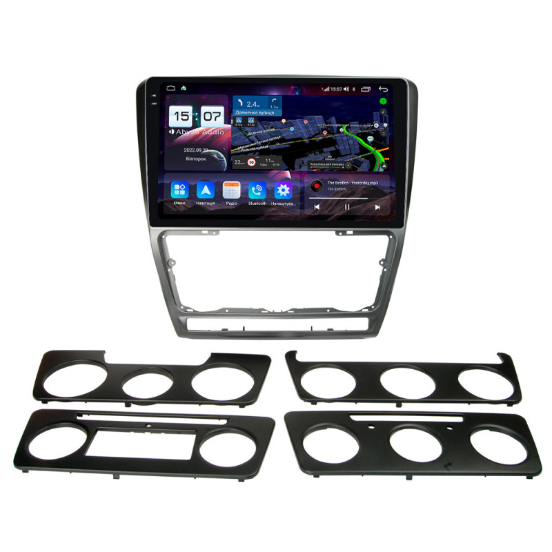 Android head unit Abyss Audio QXR-0117 for Skoda Octavia A5 2004-2013