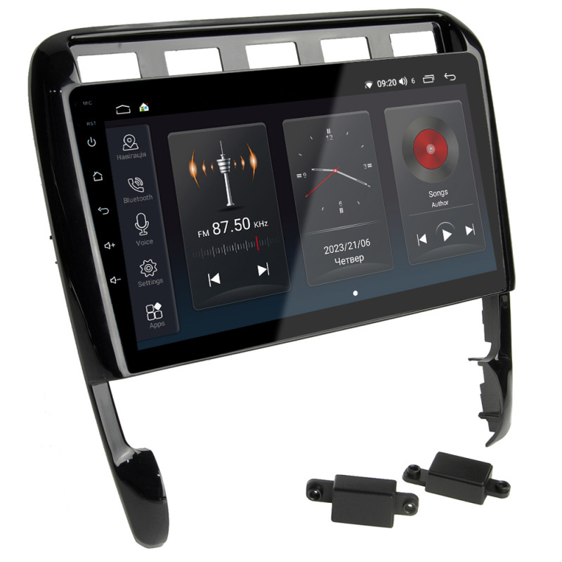 Android head unit Abyss Audio SP-9330 for Porsche Cayenne 2002-2010