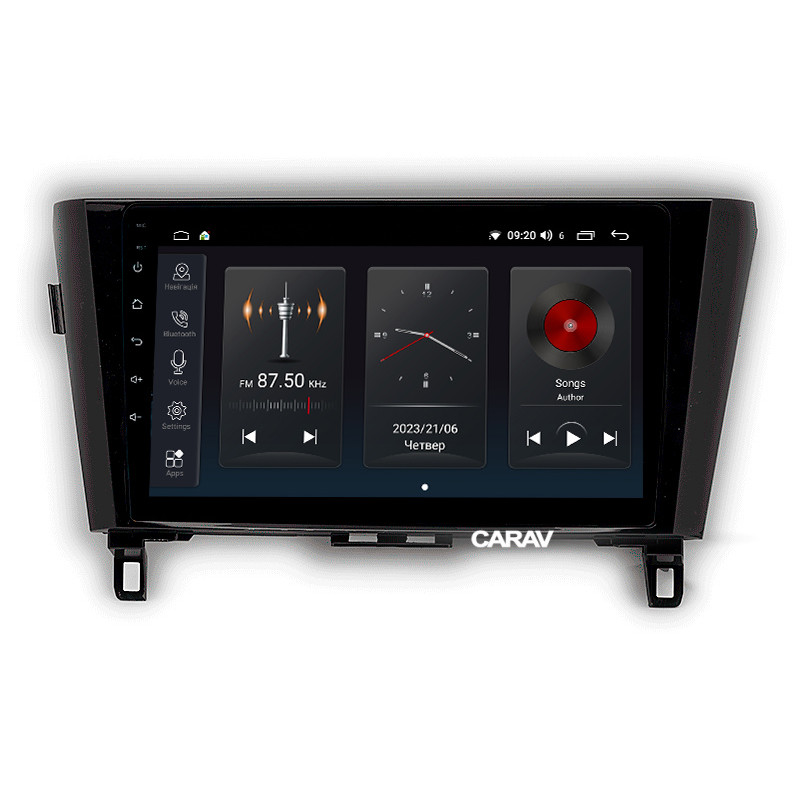 Android head unit Abyss Audio SP-0176 for Nissan QASHQAI / X-Trail / Rogue 2014+