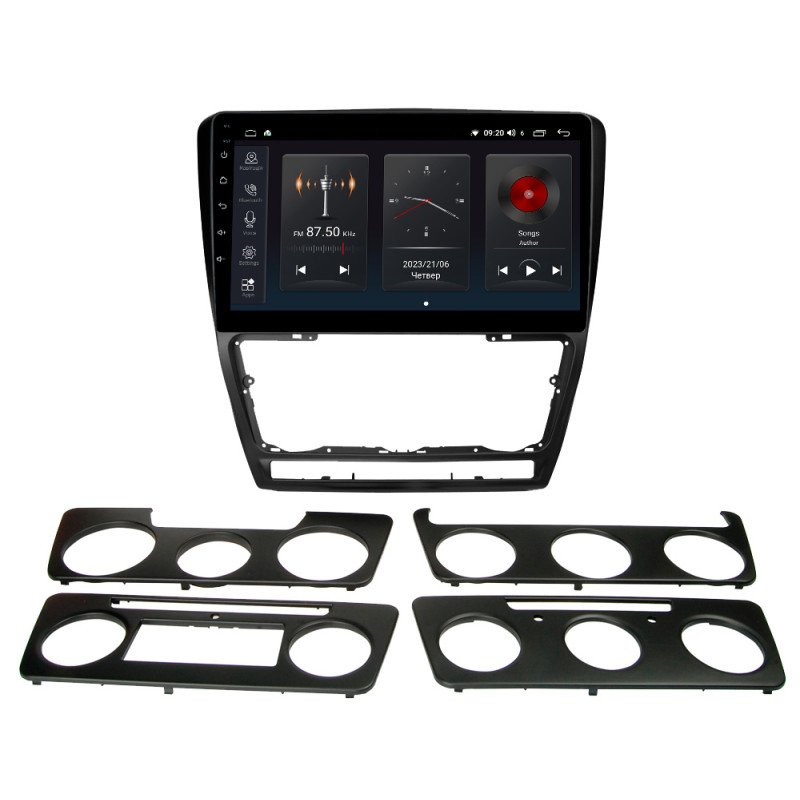 Android head unit Abyss Audio SP-0117 for Skoda Octavia A5 2004-2013