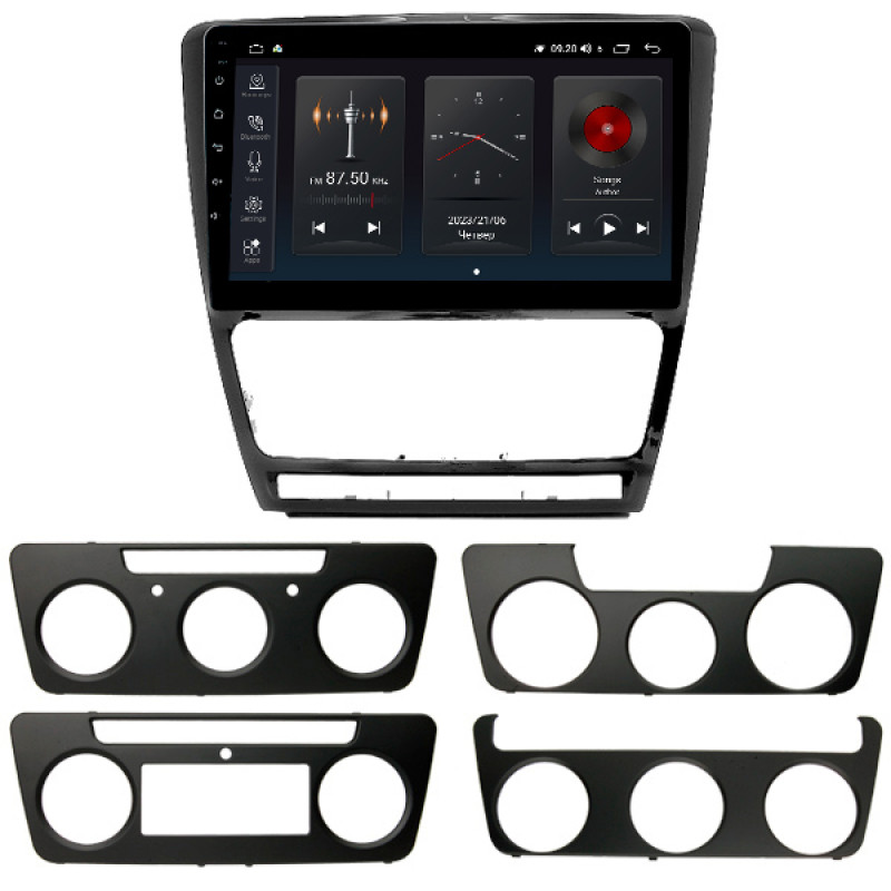 Android head unit Abyss Audio SP-0117 for Skoda Octavia A5 2004-2013