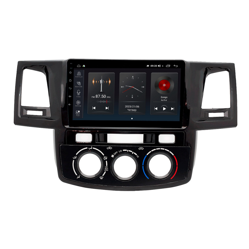 Android head unit Abyss Audio SP-9153 for Toyota Hilux (Climate Control) 2012-2015