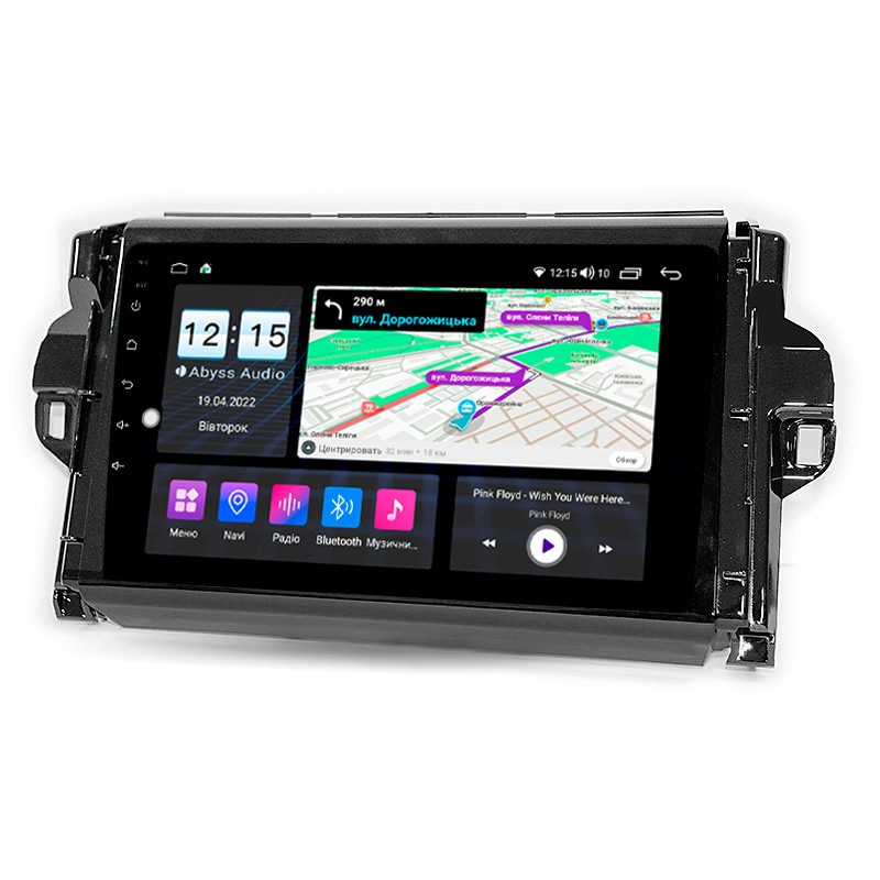 Android head unit Abyss Audio MP-9157 for Toyota Fortuner 2 2015-2018