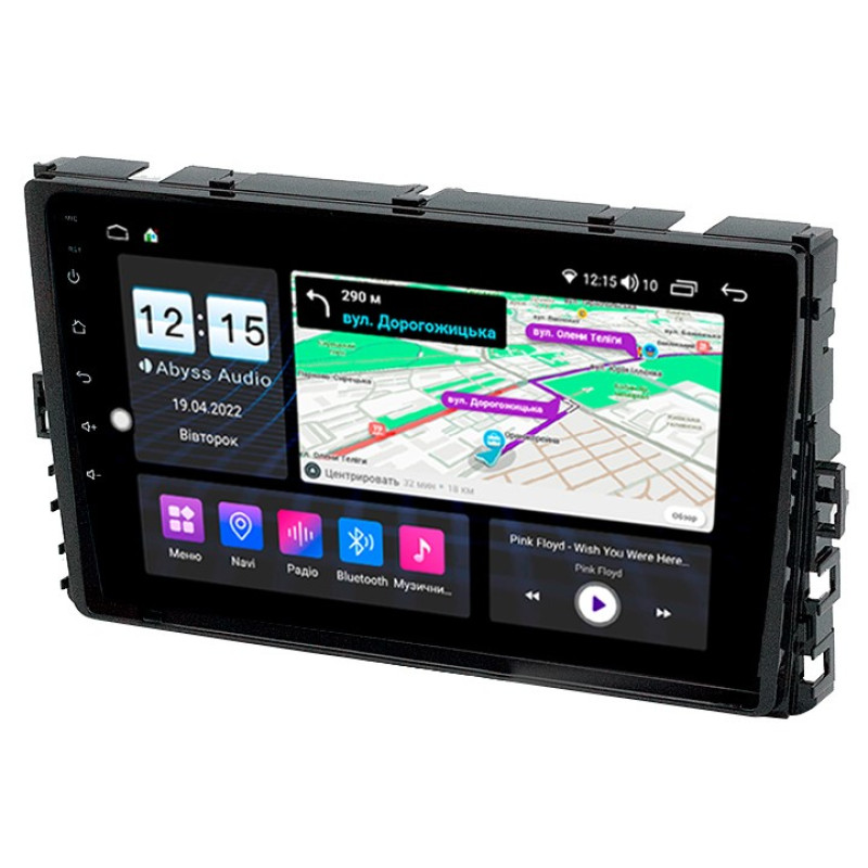 Android head unit Abyss Audio MP-9383 for Volkswagen Arteon / Atlas / Bora / Caravelle, Transporter (T6) / CC / Golf / Jetta / Passat / Polo / Teramont / Tiguan 2017+